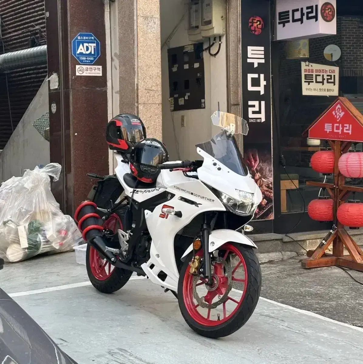 개인)스즈키 gsxr125 23년식 만키로대 판매합니다